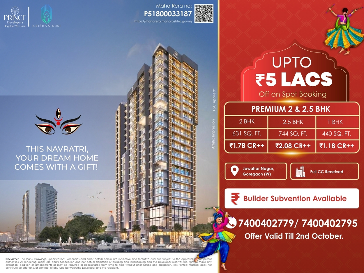 Krishna Kunj 360 - Modern Residential Apartments and Amenities in Goregaon West
